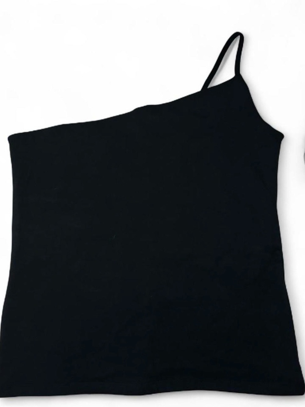 Abercrombie & Fitch Cotton Seamless Fabric One Shoulder Tank